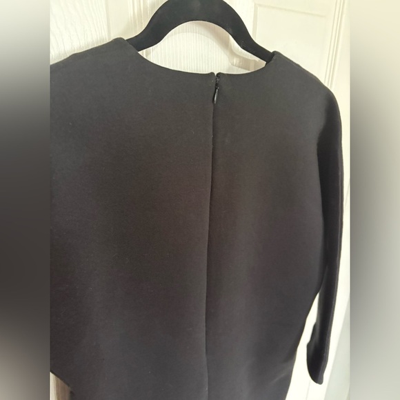 Everlane Scuba Knit Relaxed Tunic Dress in Black | Size XS - Picture 7 of 8